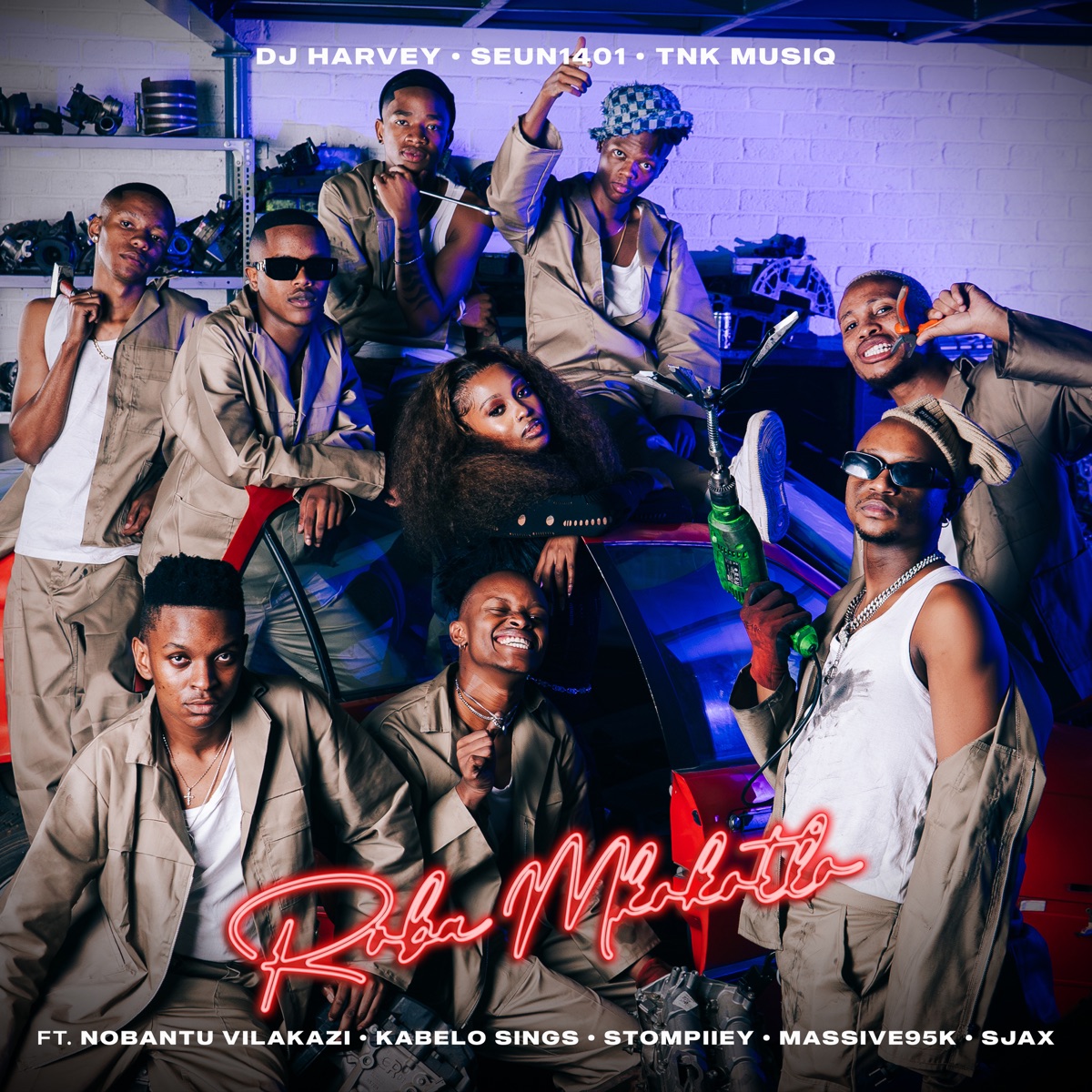 Roba Mkokotlo (feat. Nobantu Vilakazi, Kabelo Sings, Stompiiey, Massive 95k & Sjax) - Single by DJHarvey, Seun1401 & TNK MusiQ album cover