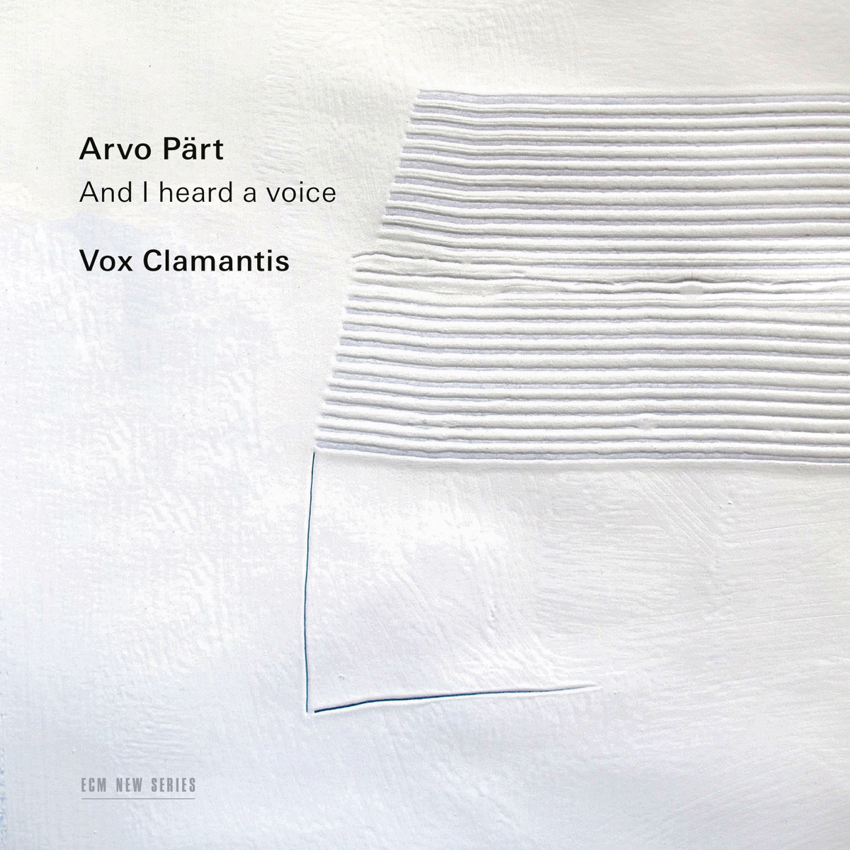 Pärt: And I Heard a Voice… by Vox Clamantis & Jaan-Eik Tulve album cover