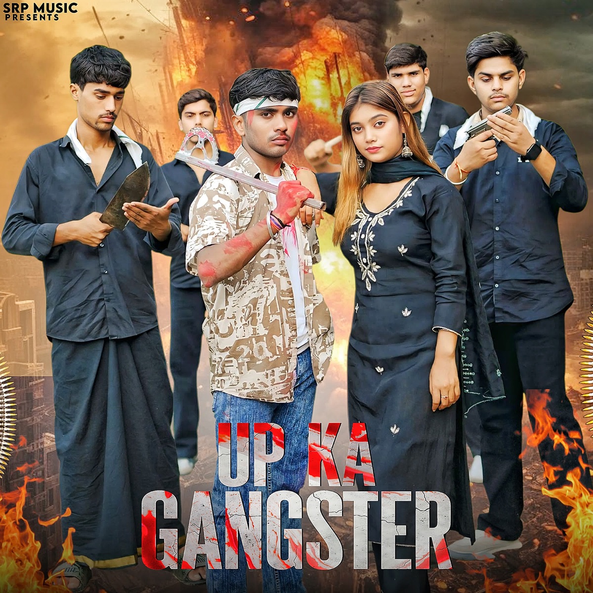 Up Ka Gangster - Single by Nishant Singh & Trishla Boudhh album cover