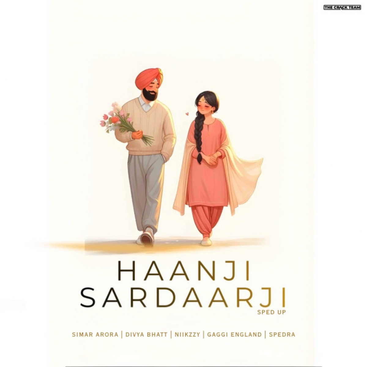 Haanji Sardaar Ji (Sped Up) - Single by Simar Arora, Divya Bhatt, Niikzzy, Spedra & Gaggi England album cover