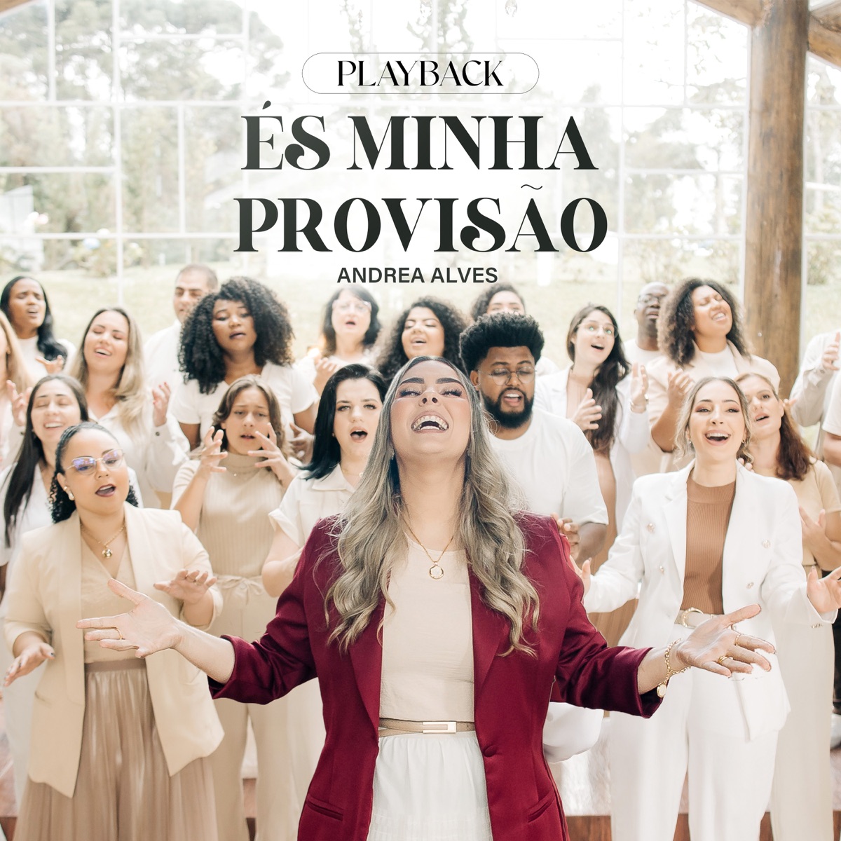 És Minha Provisão (Playback) - Single by Andrea Alves & Coral Hope album cover