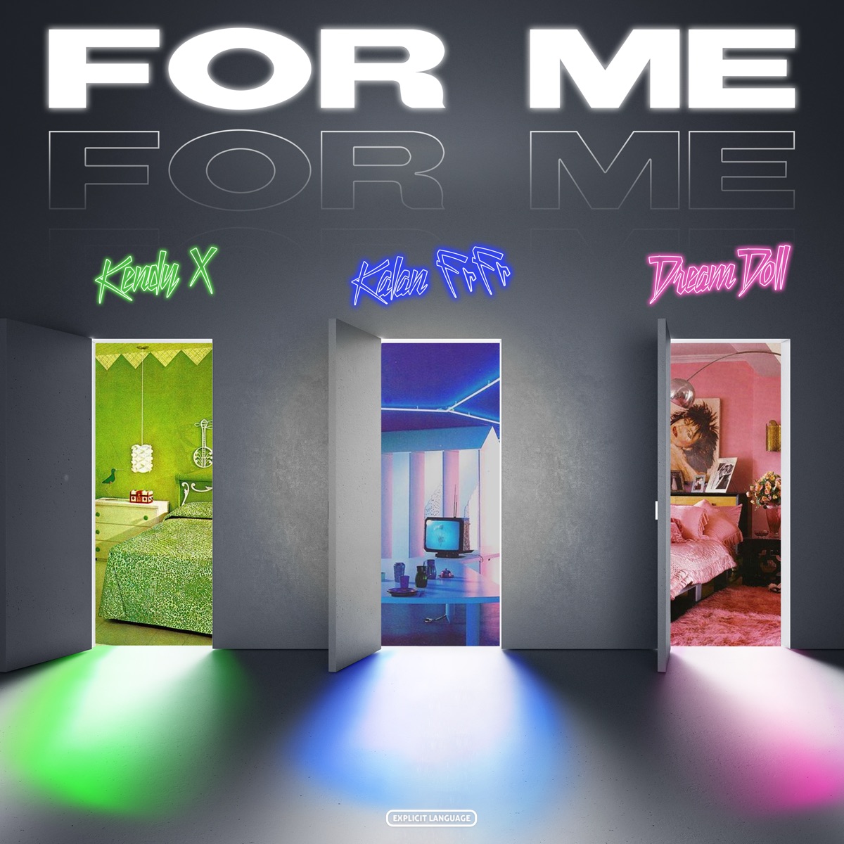 For Me (Remix) - Single [feat. DreamDoll & Kalan.FrFr] - Single by KendyX album cover