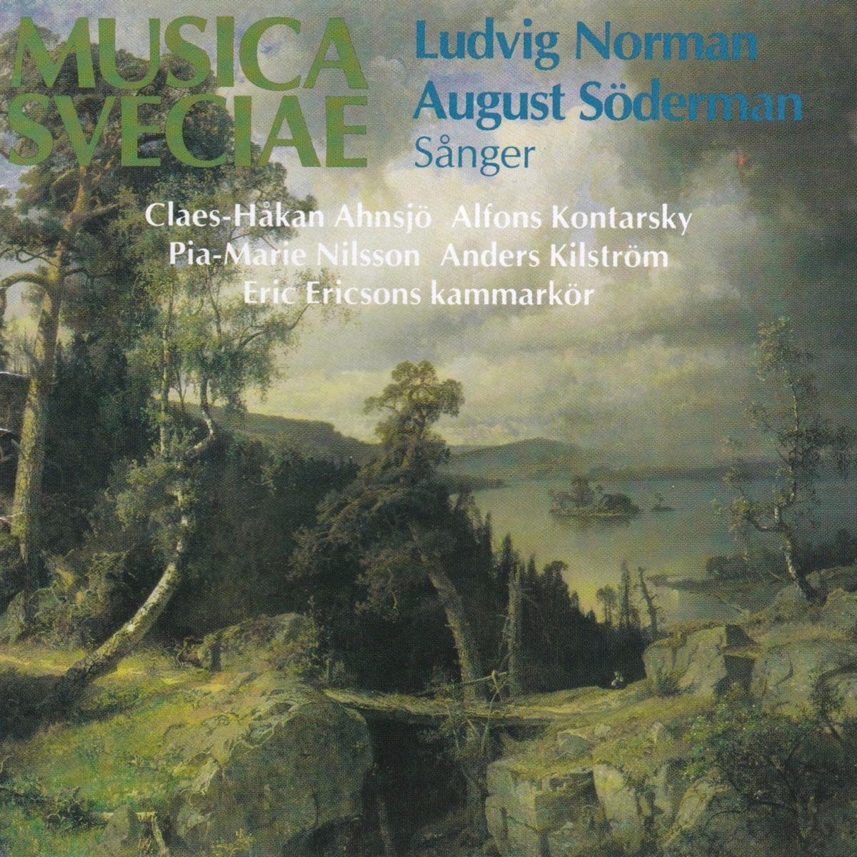 Sånger by Claes-Hakan Ahnsjo, Alfons Kontarsky, Ludvig Norman & August Soderman album cover