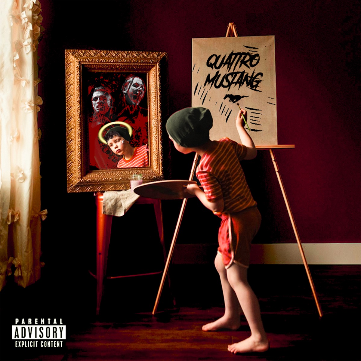 QUATTRO MUSTANG (feat. LB GANG) - Single by Kid Baby & Close Listen album cover