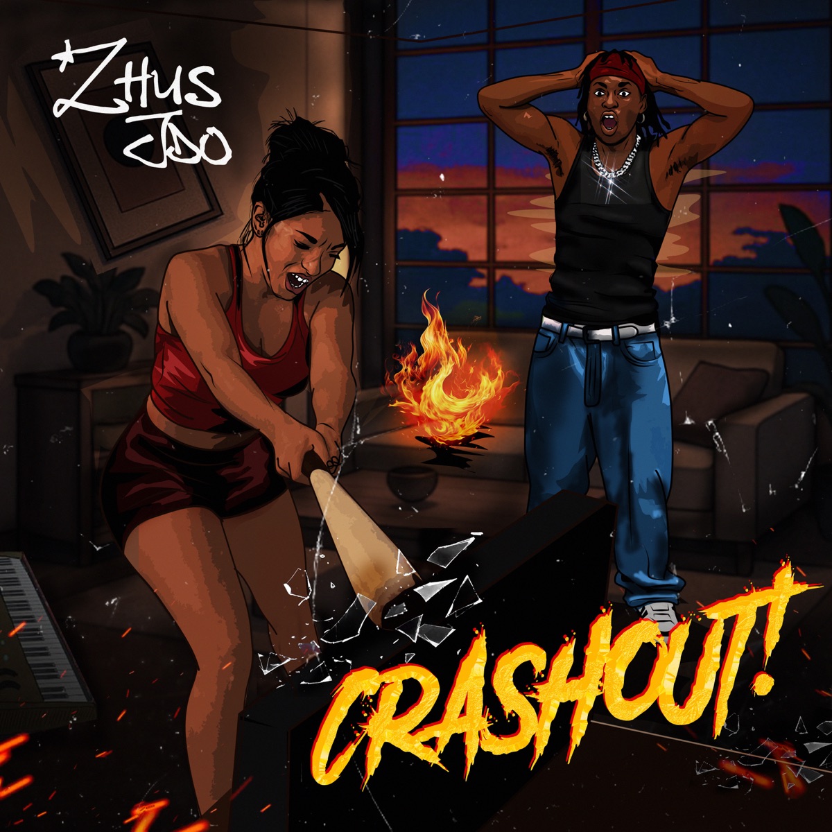 CRASHOUT - Single by Zhus Jdo album cover