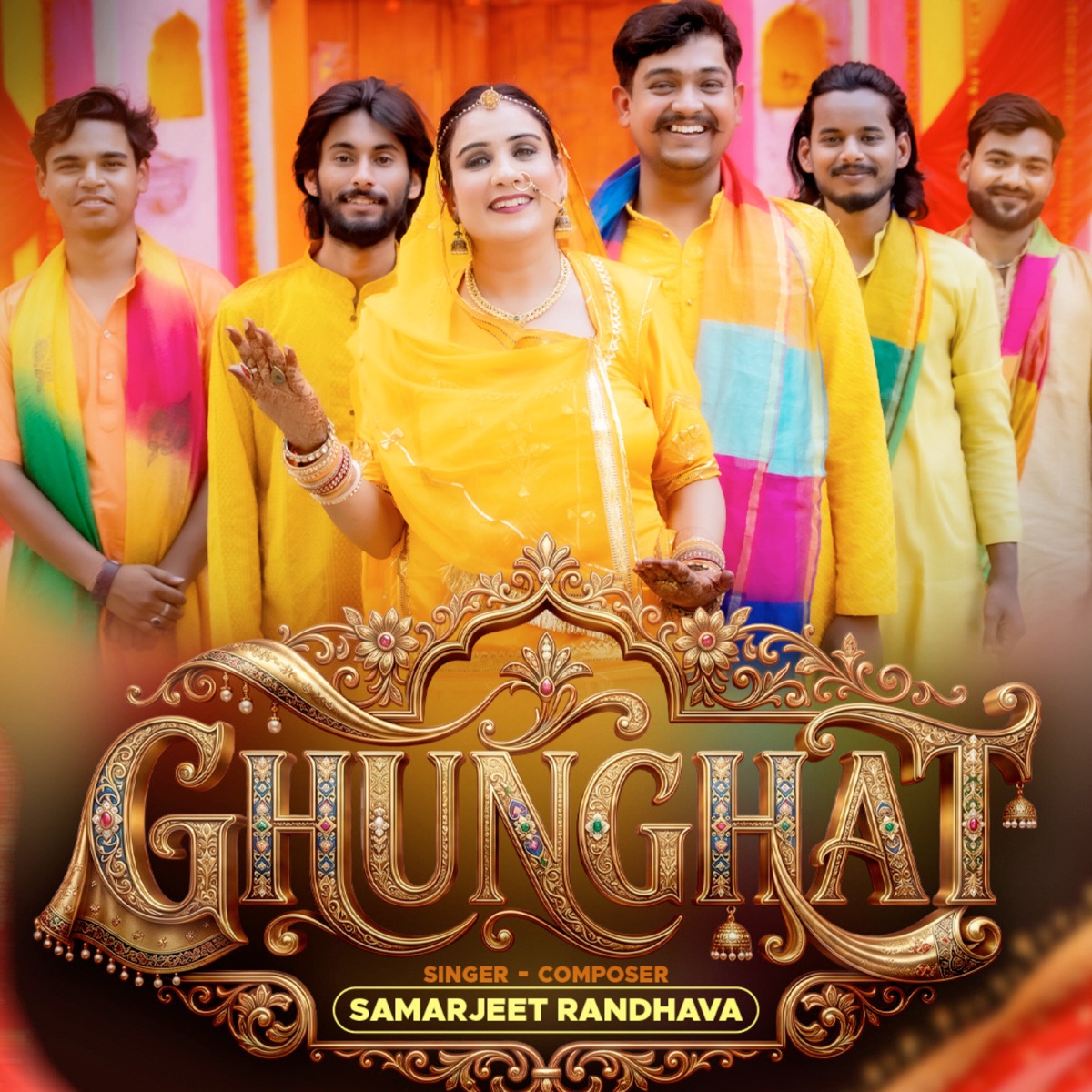 Ghunghat - Single by Saamarjeet Randhava & Himanshu Garg album cover