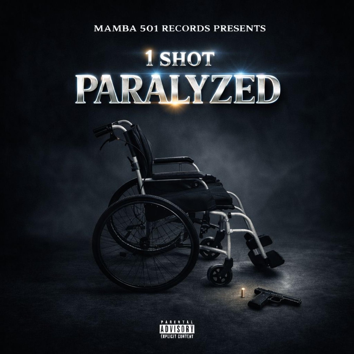 1 Shot Paralyzed - Single by King Spatjas album cover