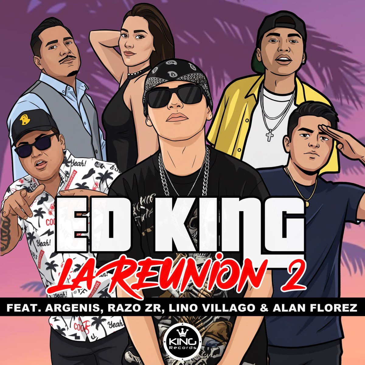 La Reunion 2 (feat. Argenis Cruz, Lino Villago, Razo ZR & Alan Florez) - Single by Ed King album cover