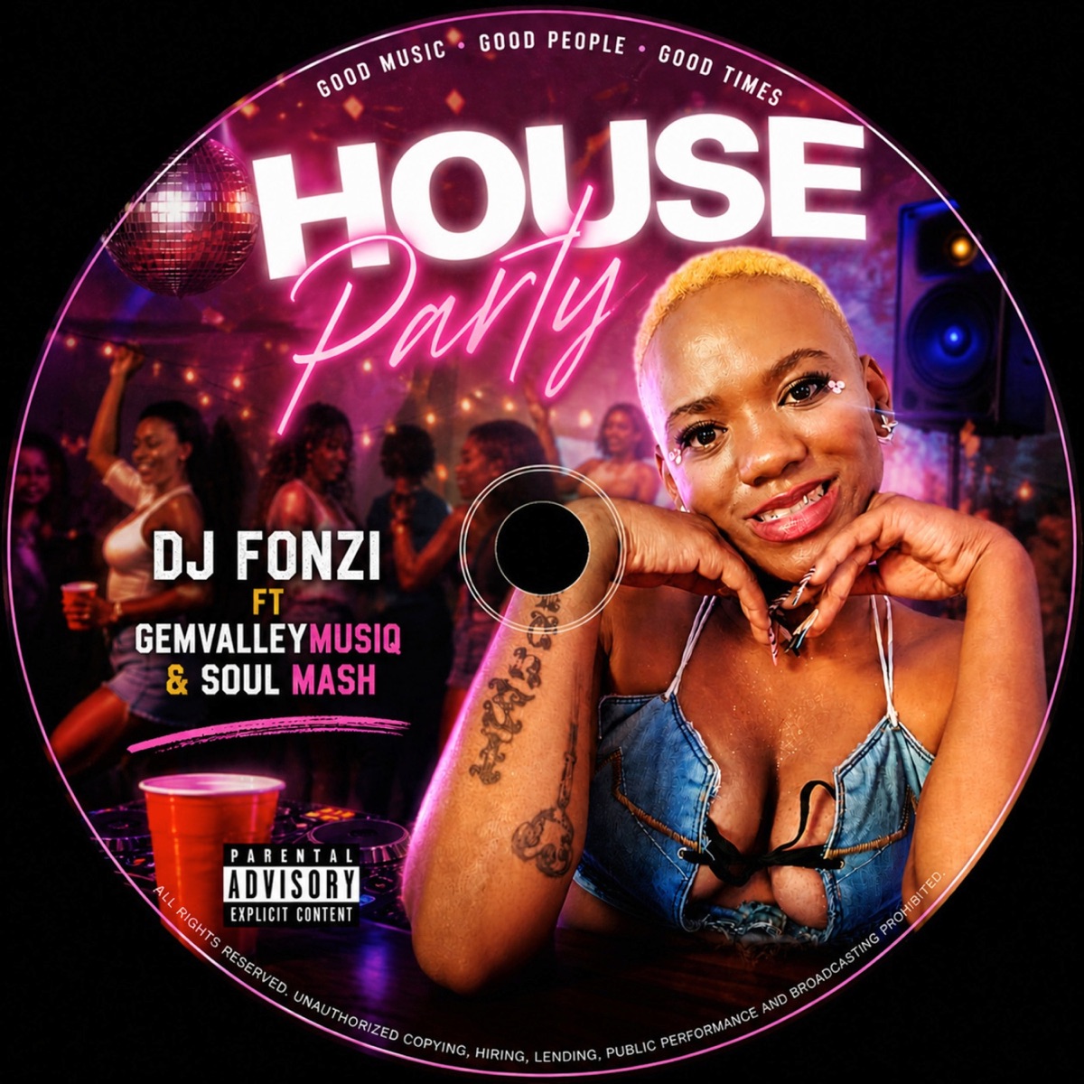 House Party (feat. GemValleyMusiq & Soul Mash) - Single by Dj Fonzi album cover