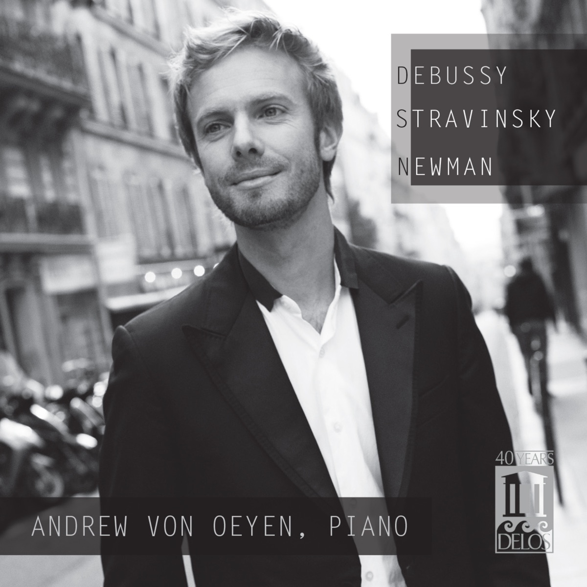 Debussy, Stravinsky & Newman by Andrew von Oeyen album cover