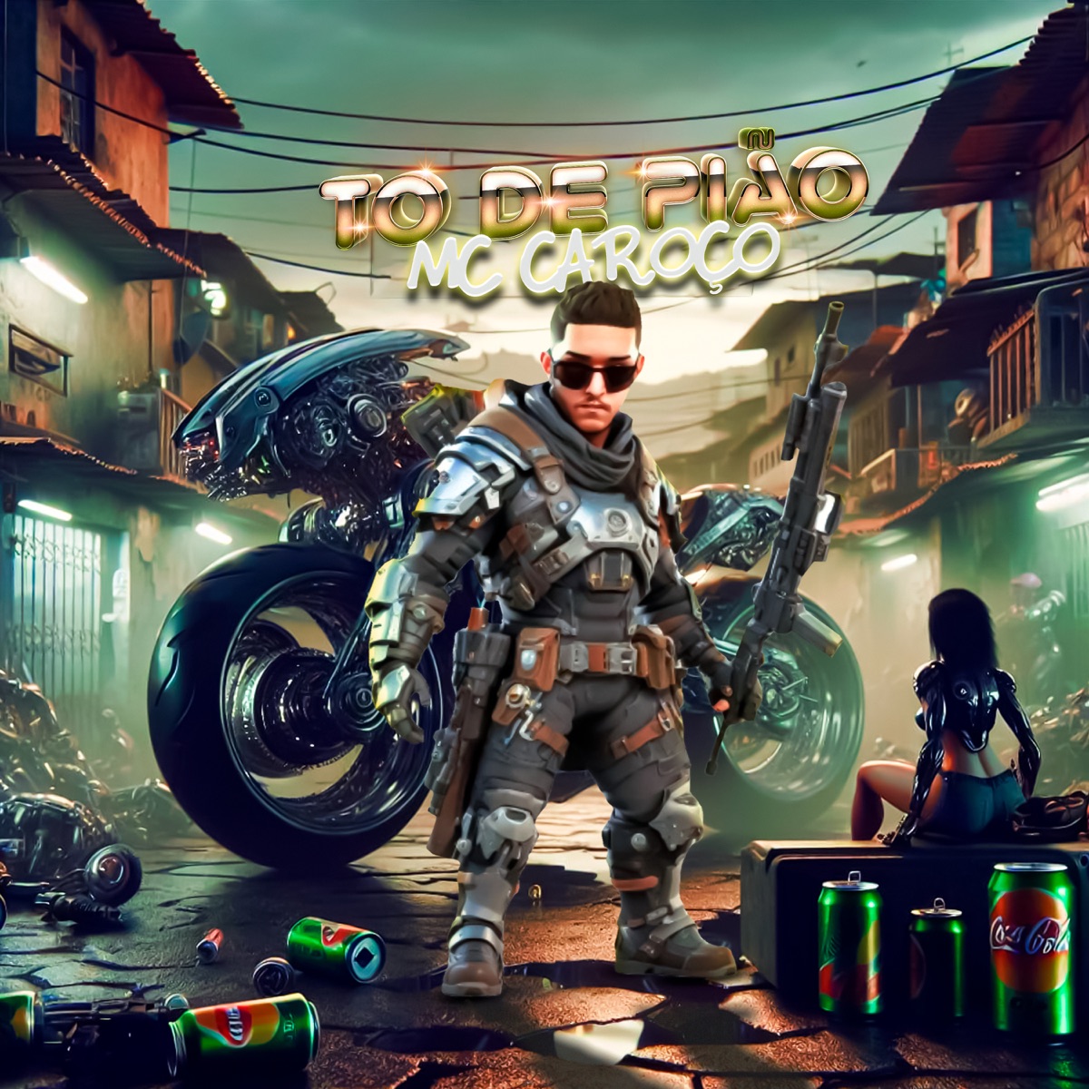 TO DE PIÃO - Single by MC Caroço album cover