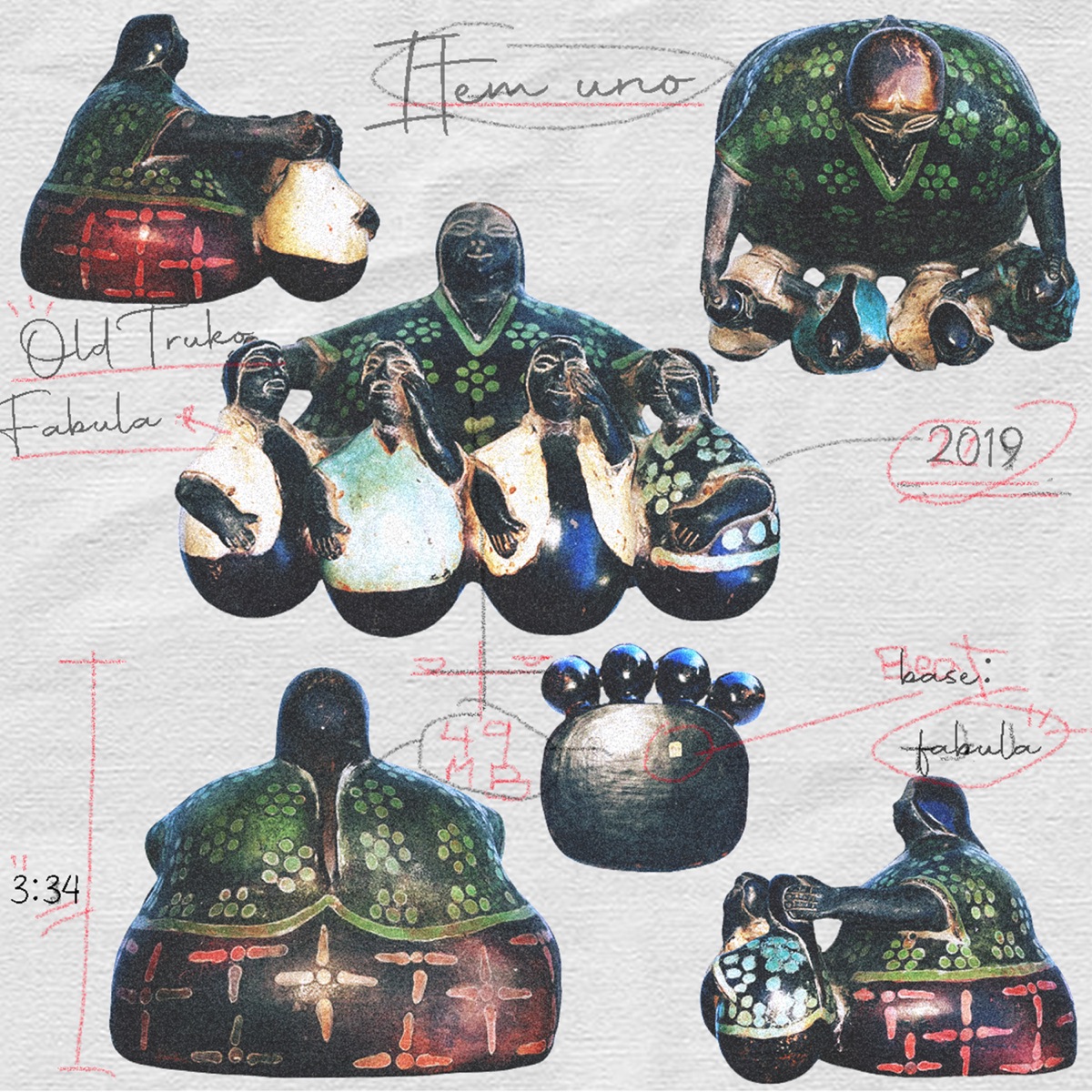 Proyecto Antiques, Item Uno - Single by Fabula & Old Truko album cover
