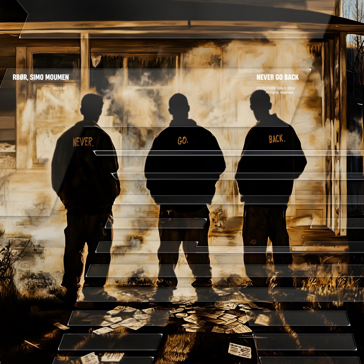 Never Go Back - Single by RBØR & Simo Moumen album cover