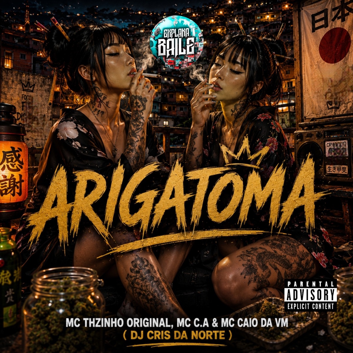 Arigatoma (feat. MC CAIO DA VM) - Single by Mc THzinho Original & MC C.A album cover