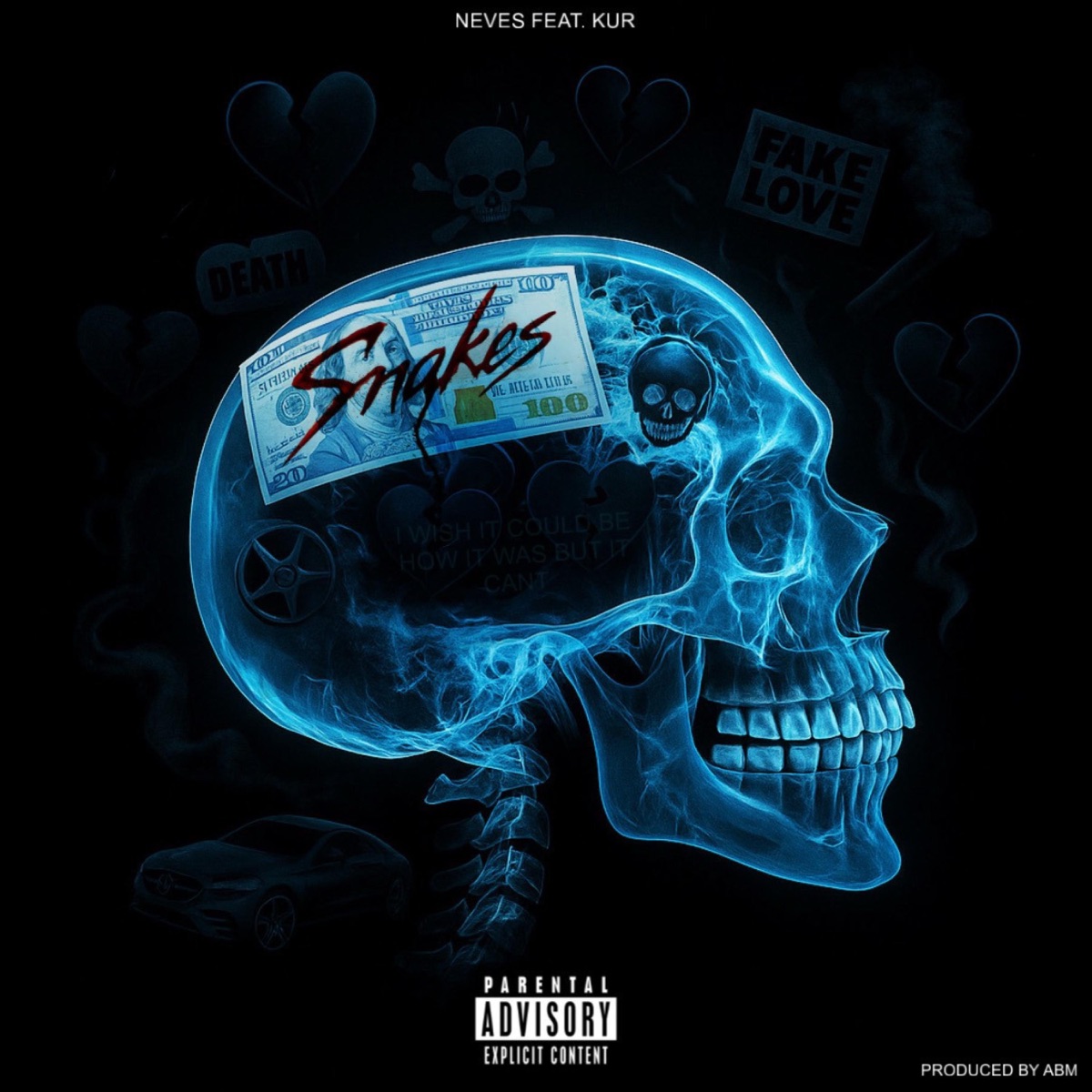 Snakes (feat. KUR) - Single by Young Neves album cover artwork