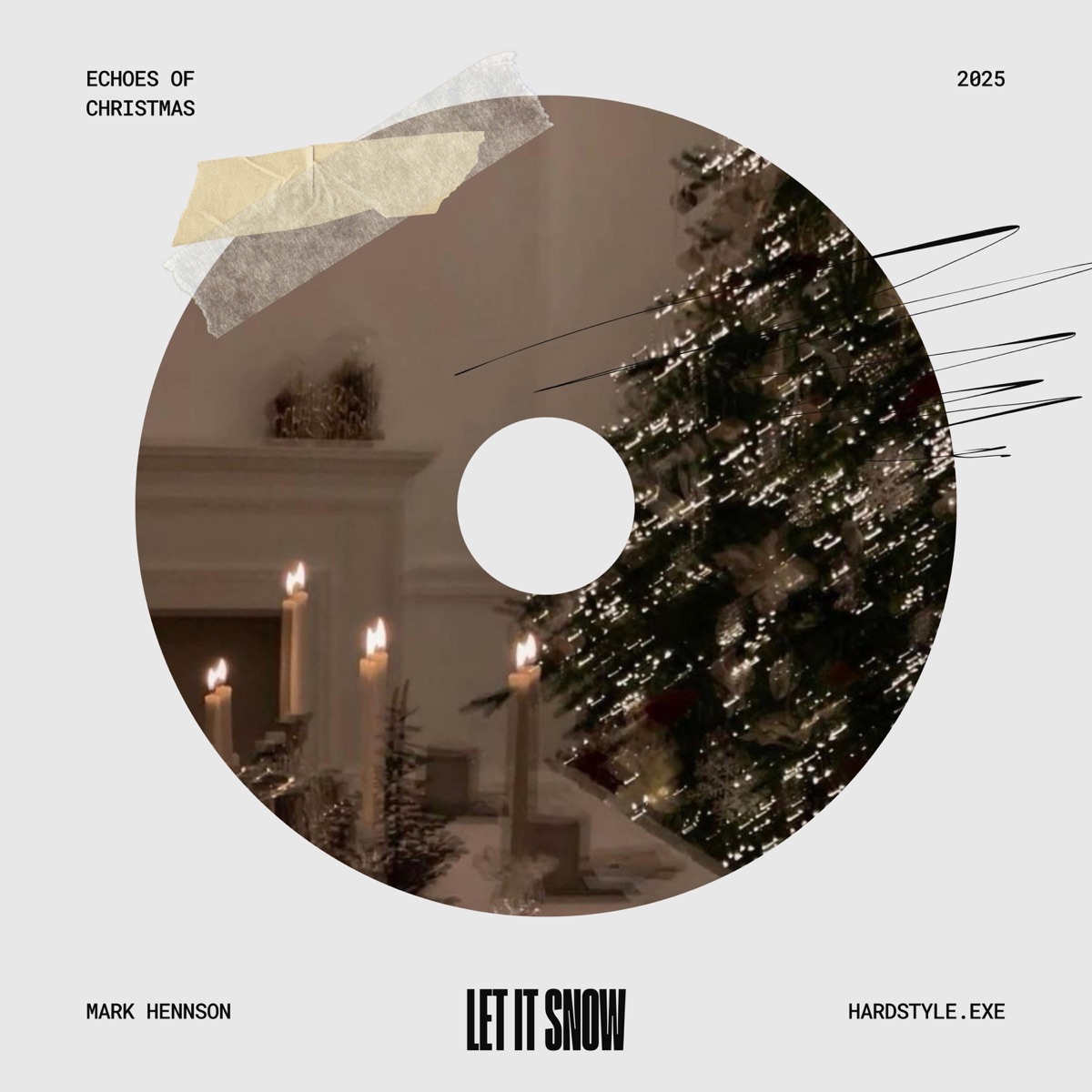 Let It Snow (Hardstyle) - Single by Mark Hennson & HARDSTYLE.exe album cover