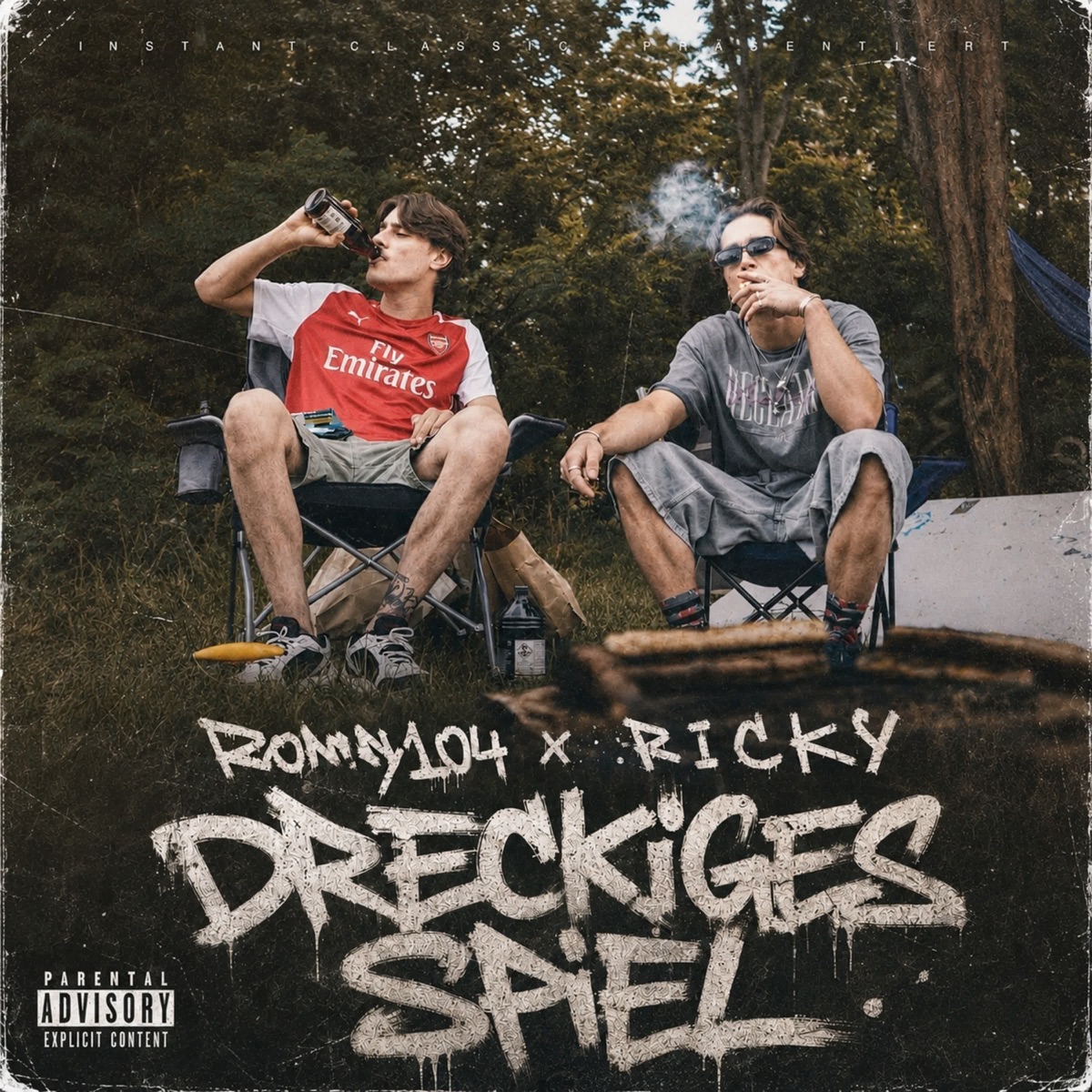 Dreckiges Spiel - Single by Ronny104 & R I C K Y album cover