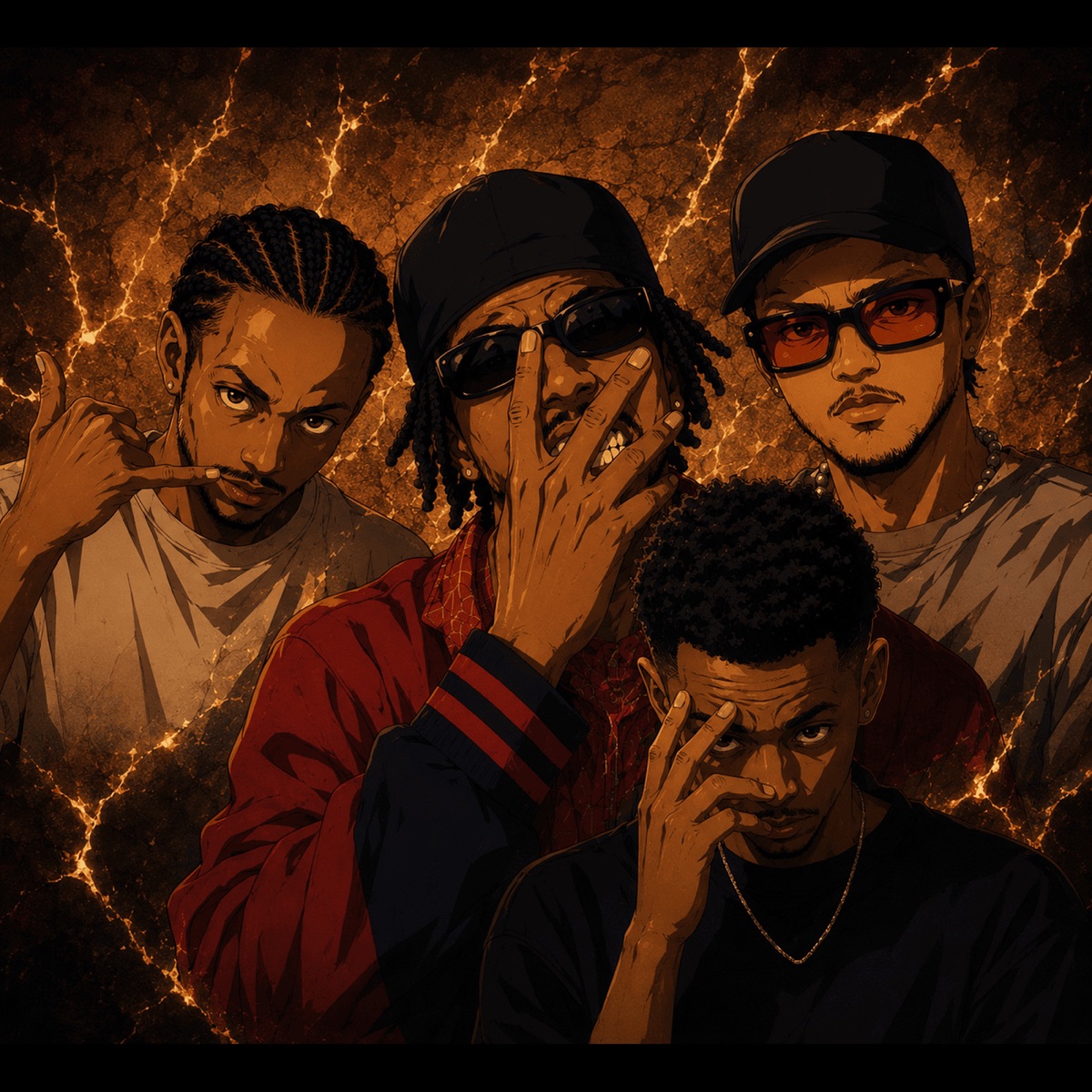Mzansi 4sho (feat. Curfew 630, Don Macfly & Chrix) - Single by Don Hades album cover