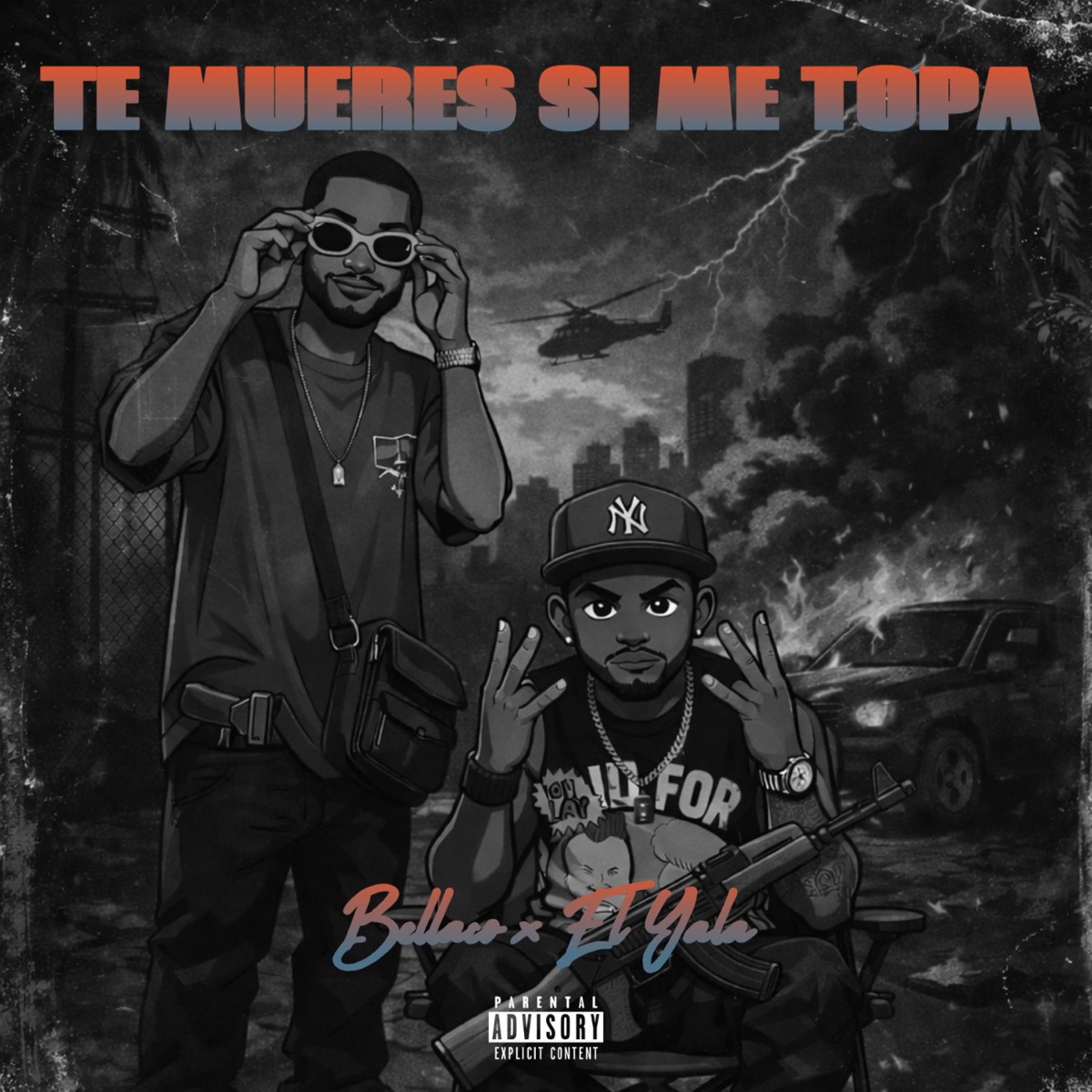 Te Mueres Si Me Topa (feat. Hansel Acocotealo) - Single by Bellaco Rizzo album cover