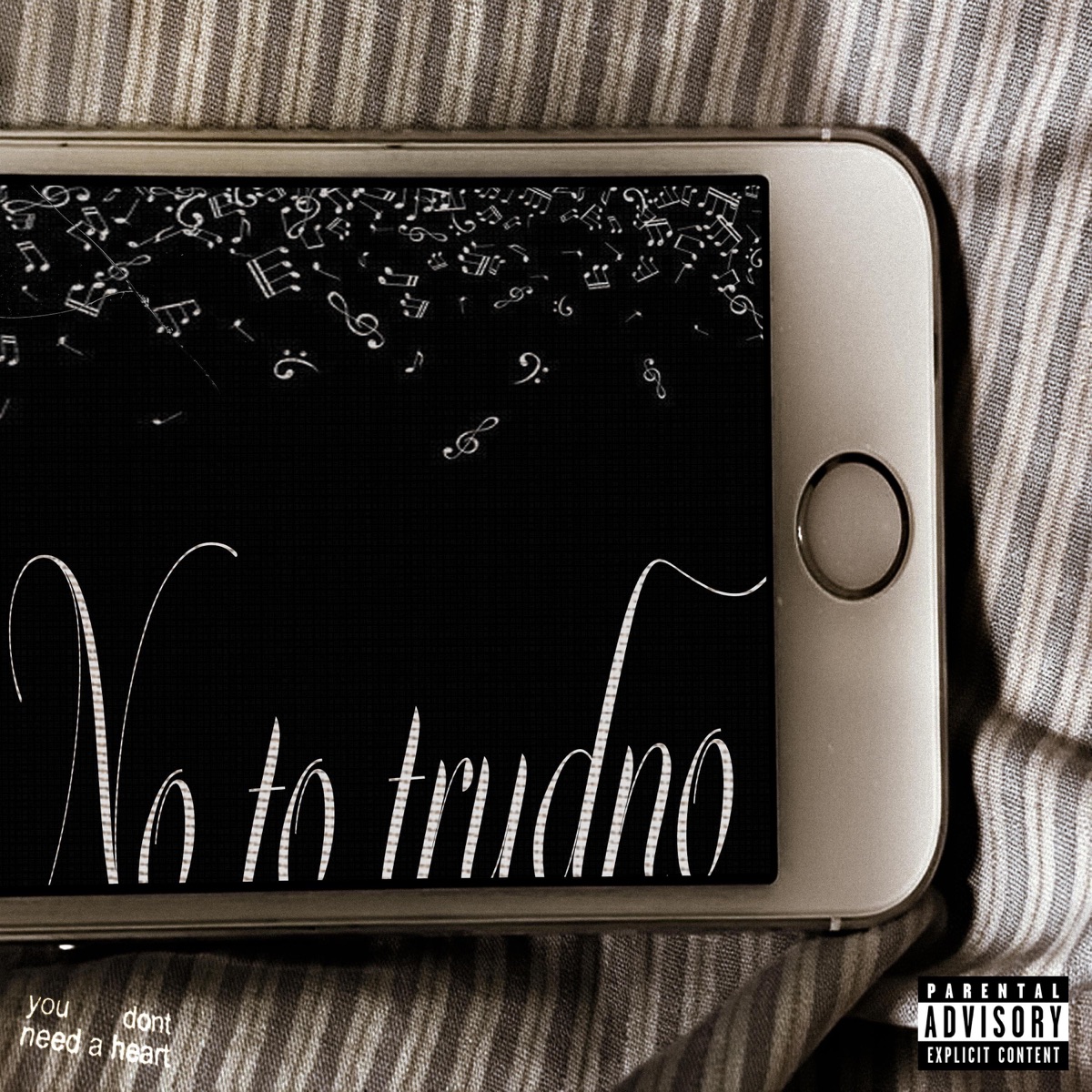 no to trudno - Single by udontneedaheart album cover