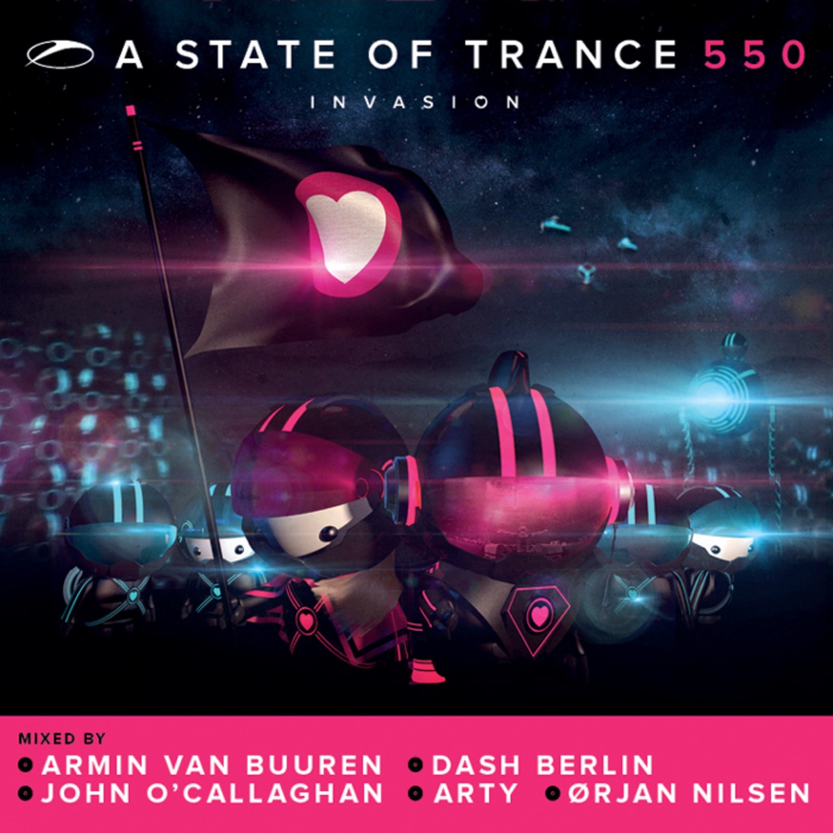 A State of Trance 550 (Mixed by Armin van Buuren, Dash Berlin, John O'Callaghan, Arty & Ørjan Nilsen) by Armin van Buuren, Dash Berlin, John O'Callaghan, ARTY & Ørjan Nilsen album cover