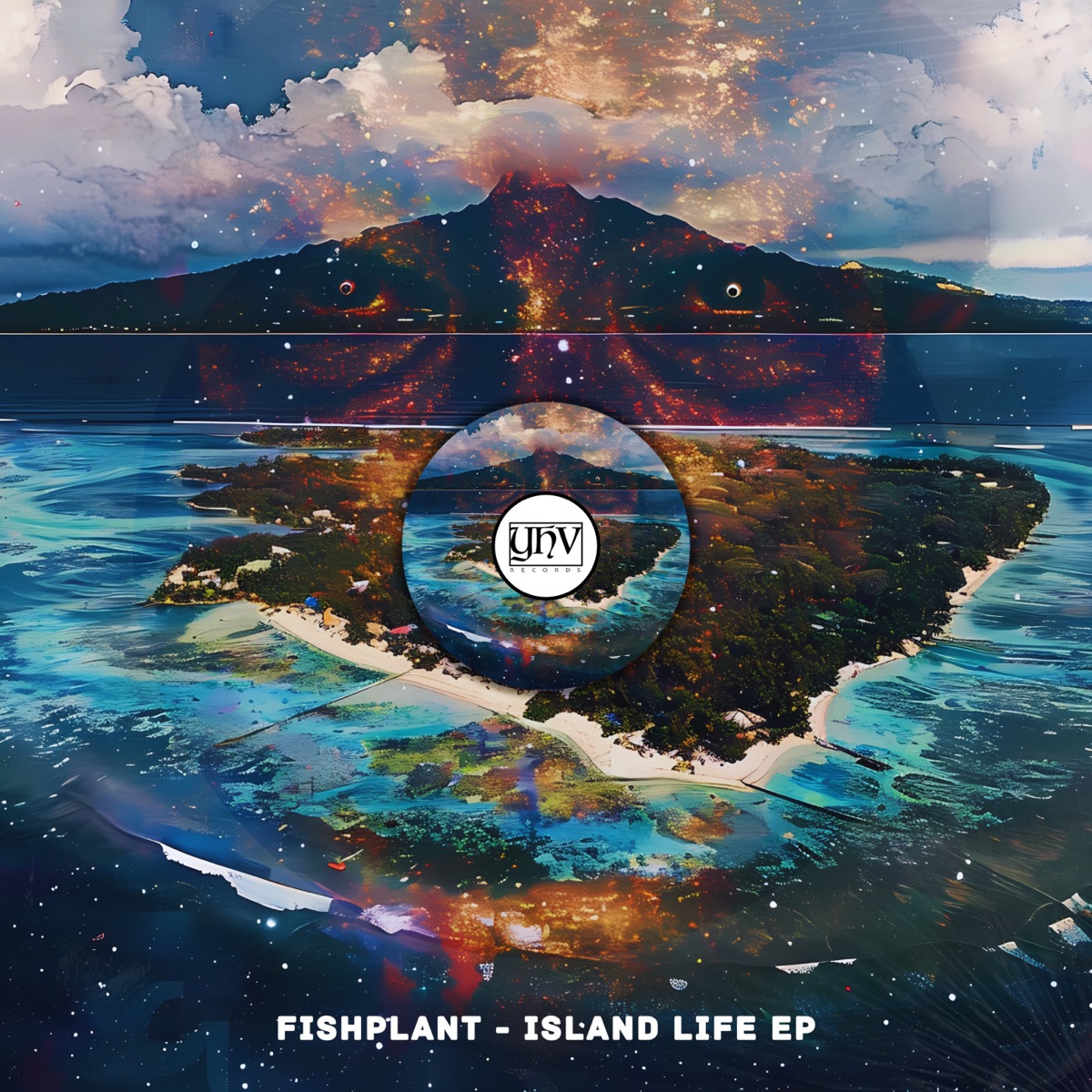 Island Life EP by fishplant album cover