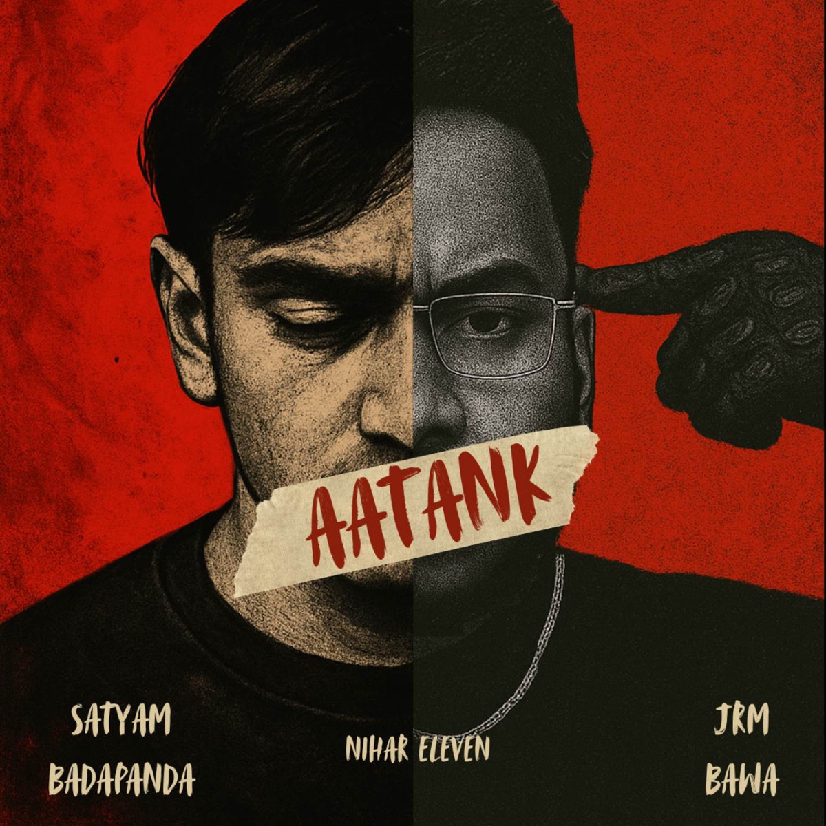 Aatank - Single by Satyam Badapanda, NIHAR ELEVEN & JRM Bawa album cover