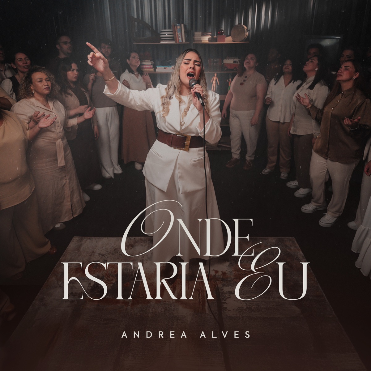 Onde Estaria Eu - Single by Andrea Alves & Coral Hope album cover