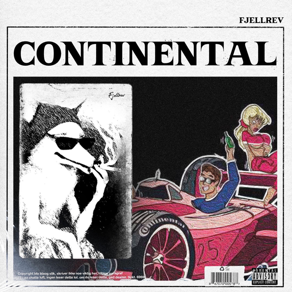 Continental - Single by Fjellrev album cover