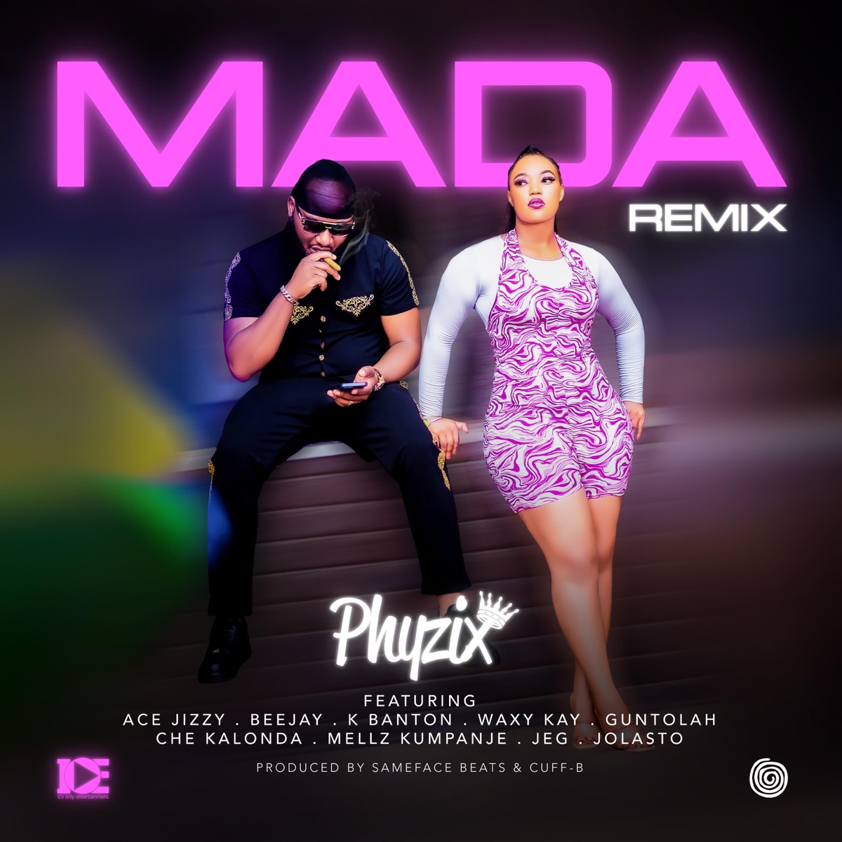 MADA (Remix) [feat. Ace Jizzy, Bee Jay, K Banton, Waxy Kay, Guntolah, Che Kalonda, Mellz Kumpanje, Jeg & Jolasto] - Single by Phyzix album cover