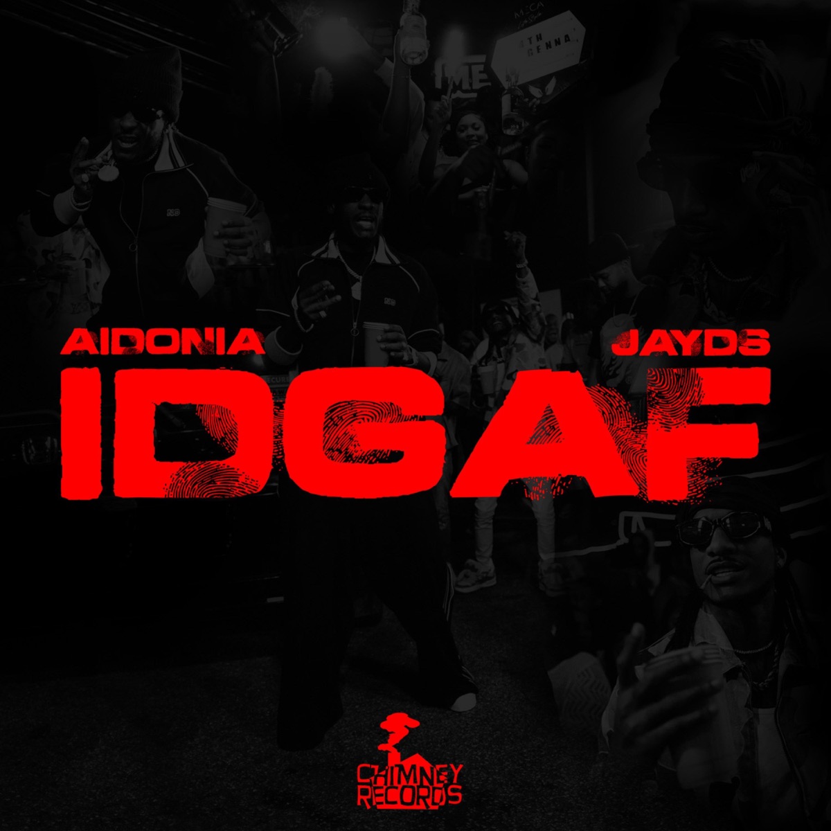 IDGAF - Single by Aidonia & JAYDS album cover