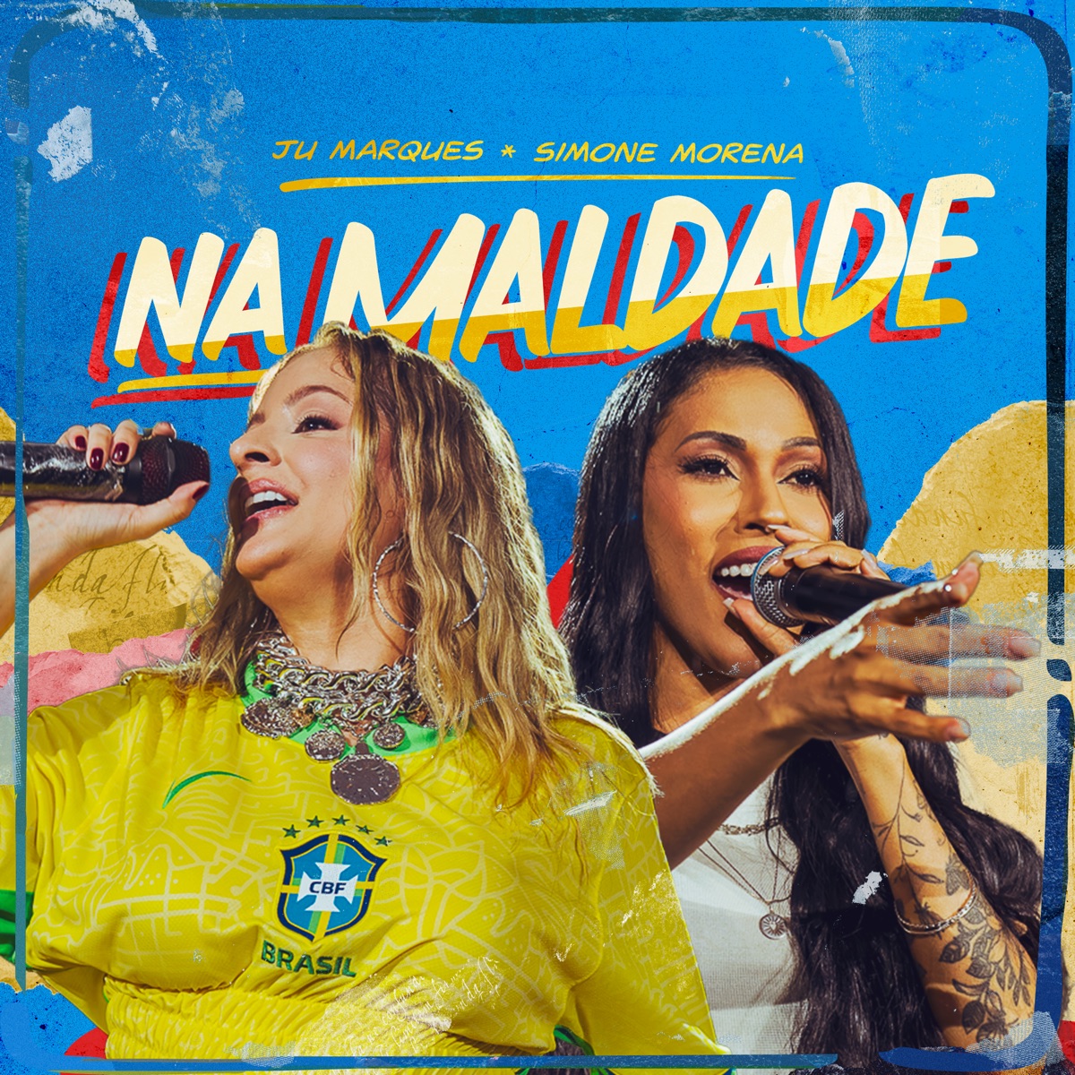 Na Maldade - Single by Juliana Marques & Simone Morena album cover
