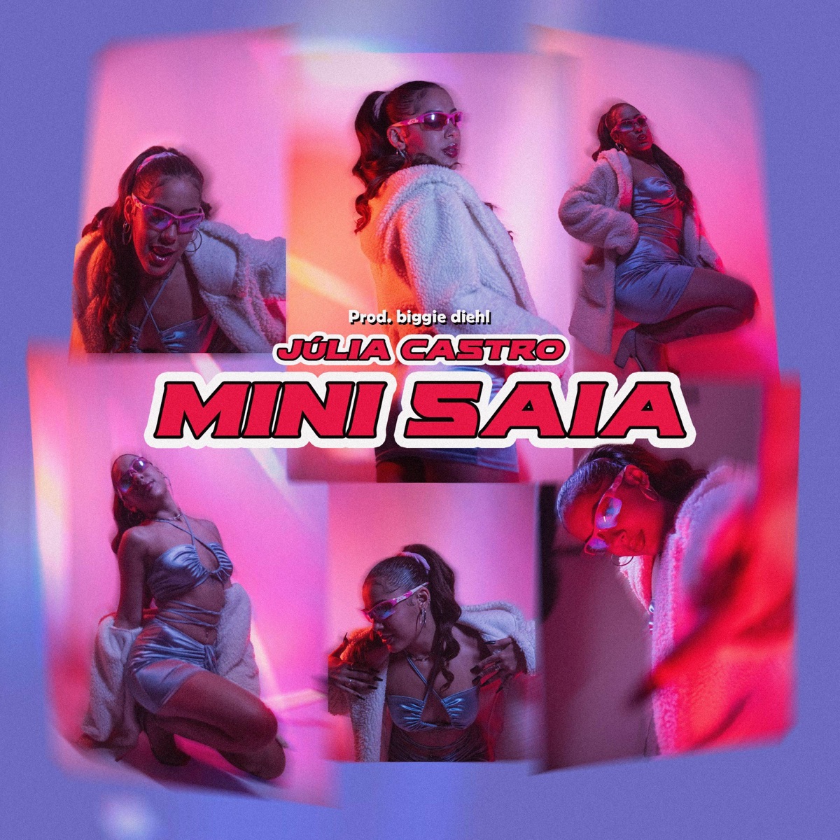 Mini Saia - Single by Júlia Castro, IssoQueÉSomDeRap & biggie diehl album cover
