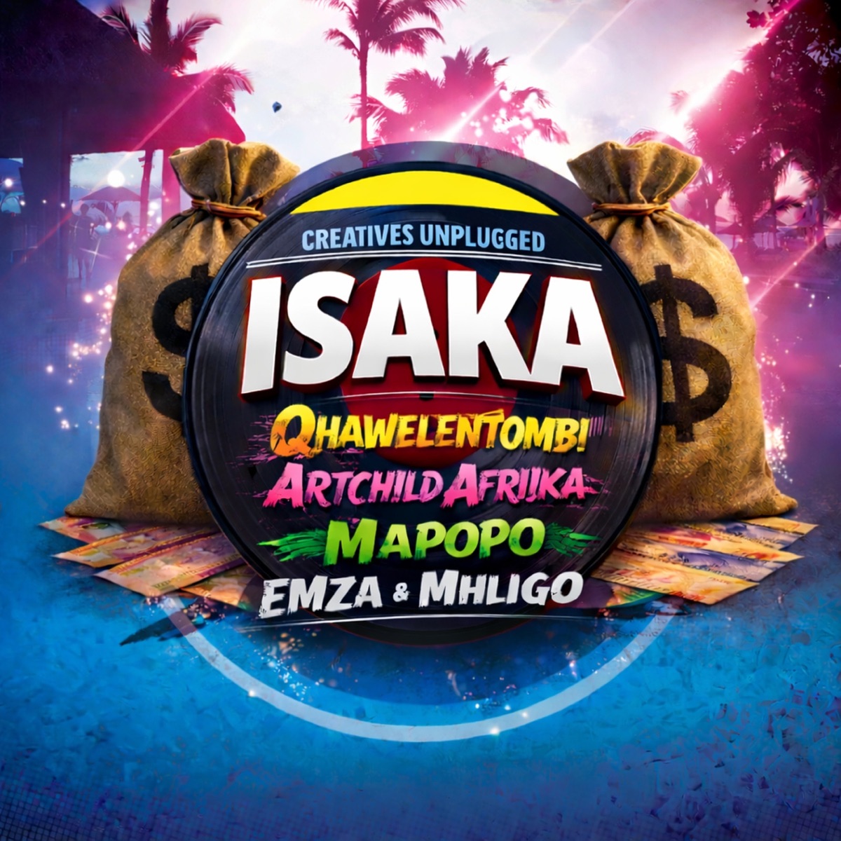 Isaka - Single by Emza, Qhawelentombi, Creatives Unplugged, Mapopo, Mhligo & Artchild Afriika album cover