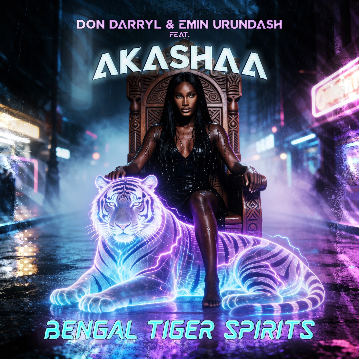 Bengal Tiger Spirits (feat. AKASHAA) - Single by Don Darryl & Emin Urundash album cover