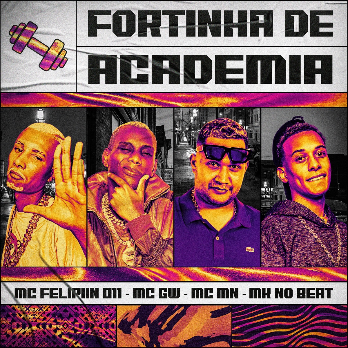 Fortinha de Academia - Single by MK no Beat, MC Felipiin 011, Mc Gw & MC MN album cover