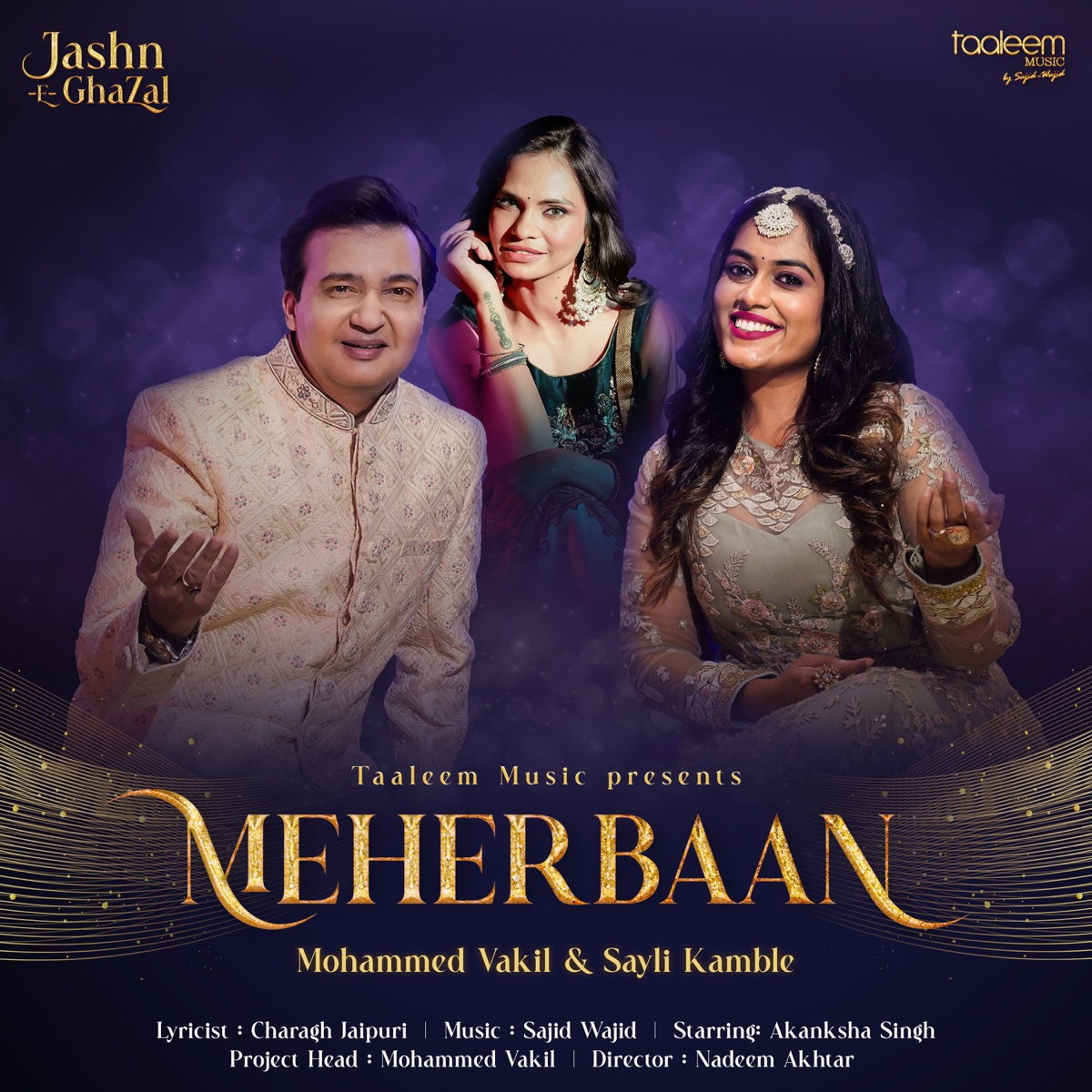 Meherbaan (From "Jashn -E- Ghazal") - Single by Mohammed Vakil & Sayli Kamble album cover