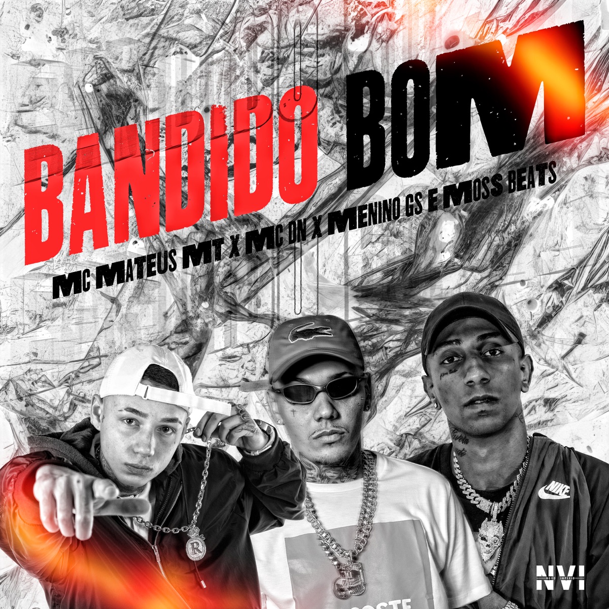 Bandido Bom (feat. Moss Beats) - Single by Mc Mateus MT, MC DN & Menino GS album cover