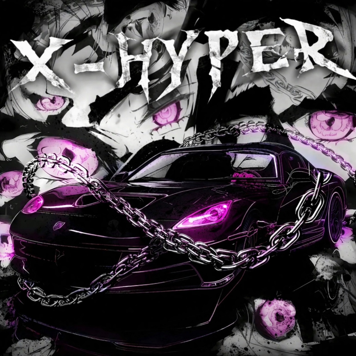 X-HYPER - EP by LongProducer, DJ CB69 & WumMC album cover