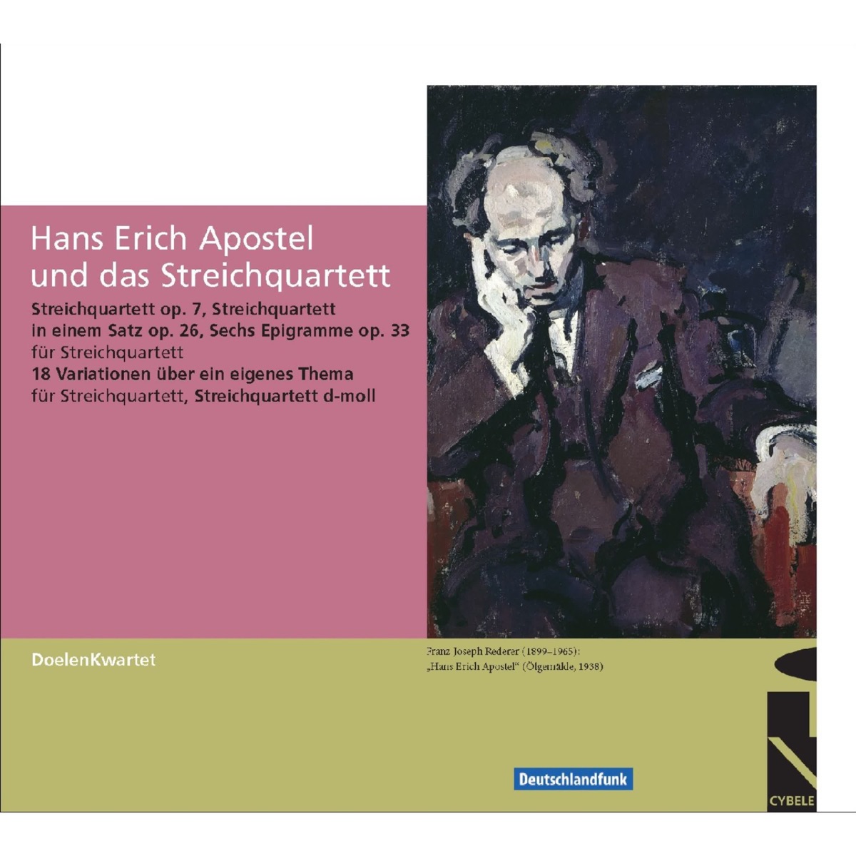 Hans Erich Apostel und das Streichquartett by Doelen Kwartet album cover