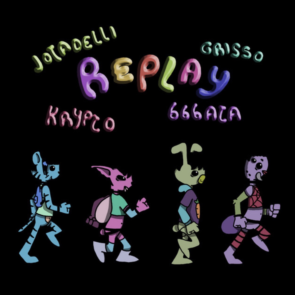 Replay (feat. Grisso, KRYPT & Jotadelli) - Single by 666ATA album cover