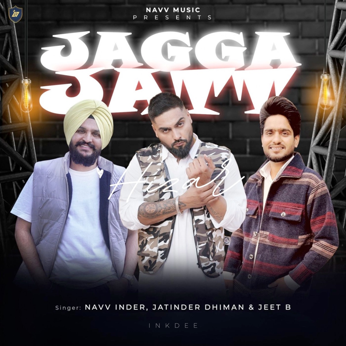 Jagga Jatt - Single by Navv Inder, Jatinder Dhiman & Jeet B album cover