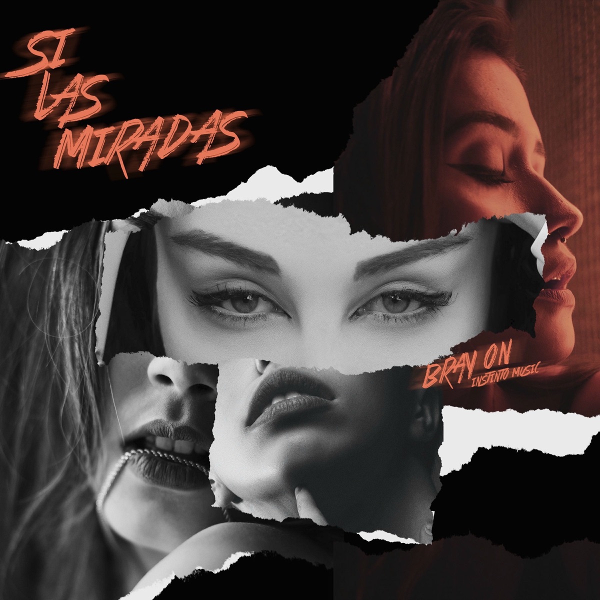 Si Las Miradas - Single by Bray On & Instinto Music album cover
