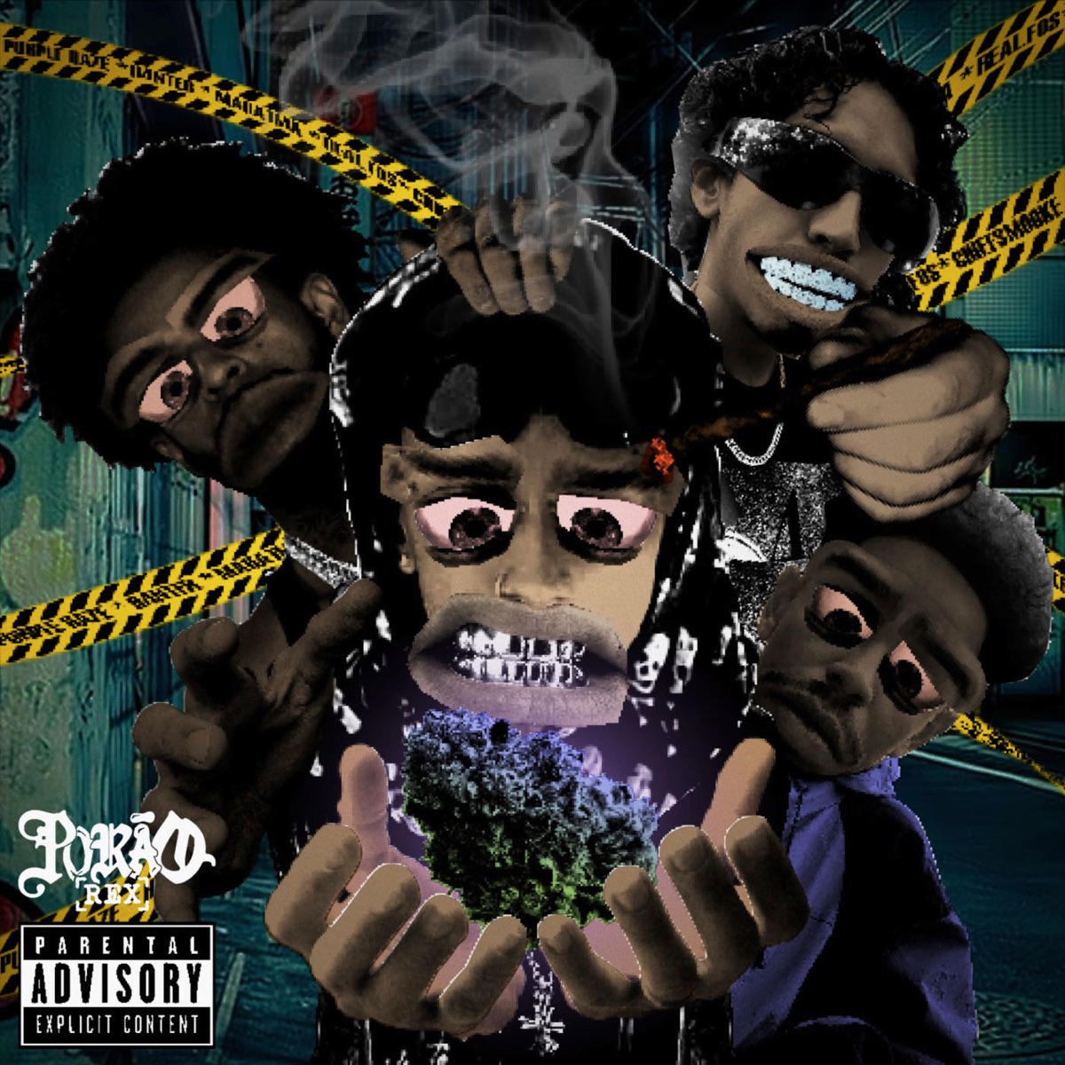 Purple Haze (feat. Mahatma, ChiefSmooke & Real.fos) - Single by Porão Rex & h4nter album cover