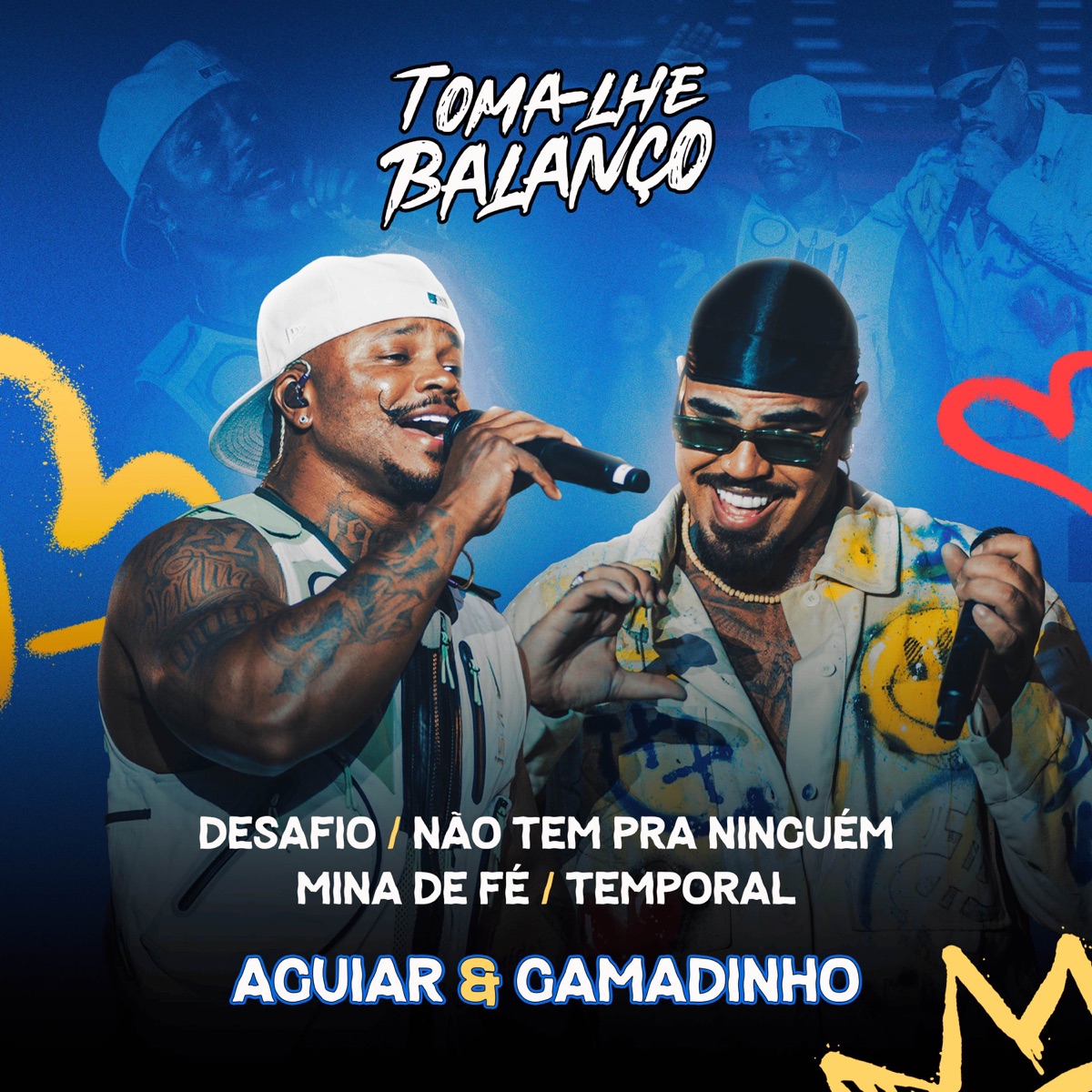 Desafio / Não Tem Pra Ninguém / Mina De Fé / Temporal (Ao Vivo) [feat. Gamadinho] - Single by Cantor Aguiar album cover