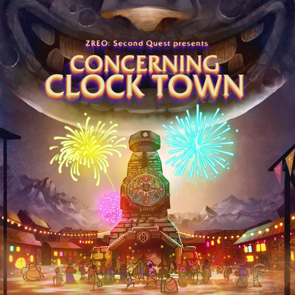 Concerning Clock Town - Music from Majora's Mask by ZREO: Second Quest, Ari Barack Fisher & Samuel Ferrara album cover