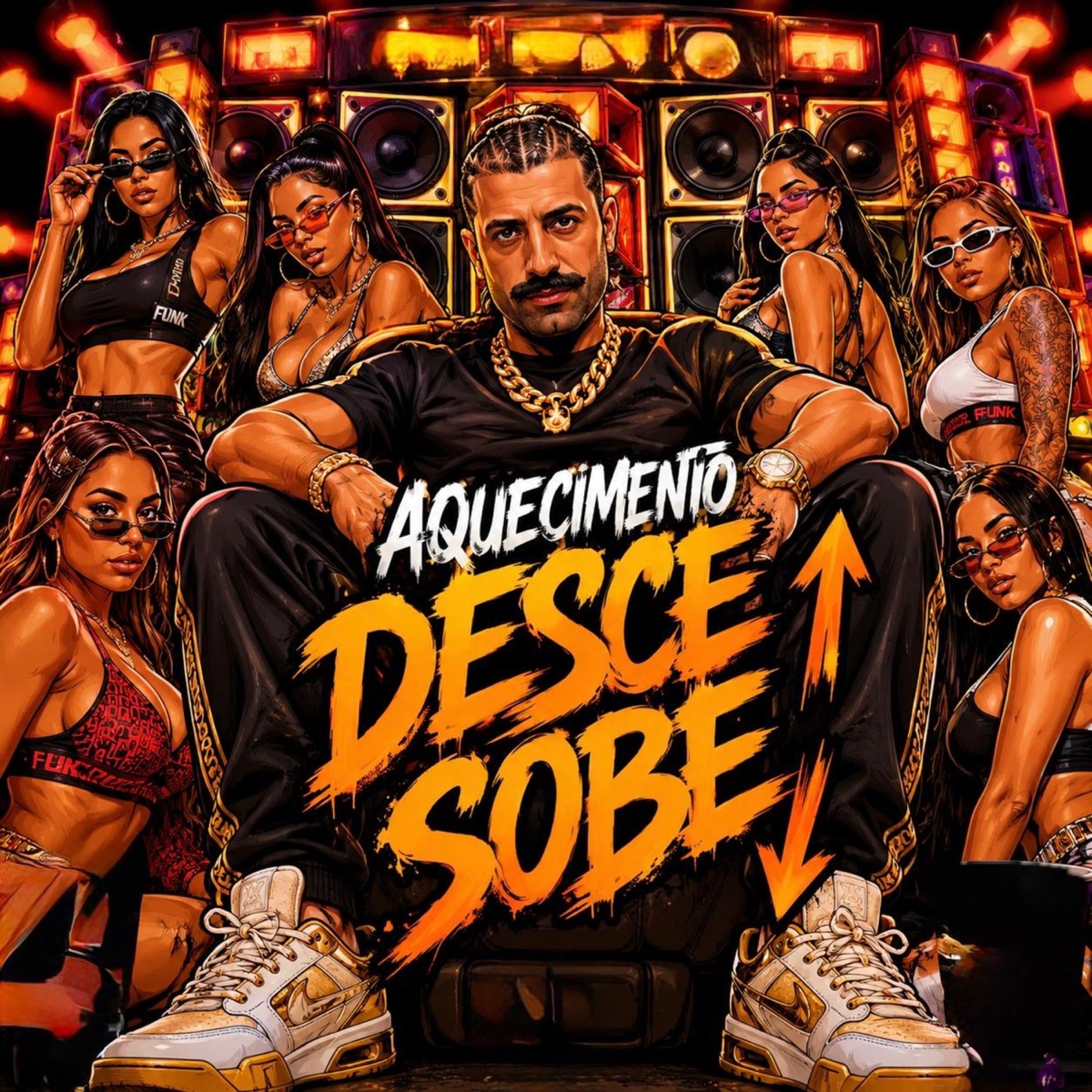 AQUECIMENTO DESCE SOBE - Single by Kaysar & DJ DIGUINHO MANDELÃO album cover