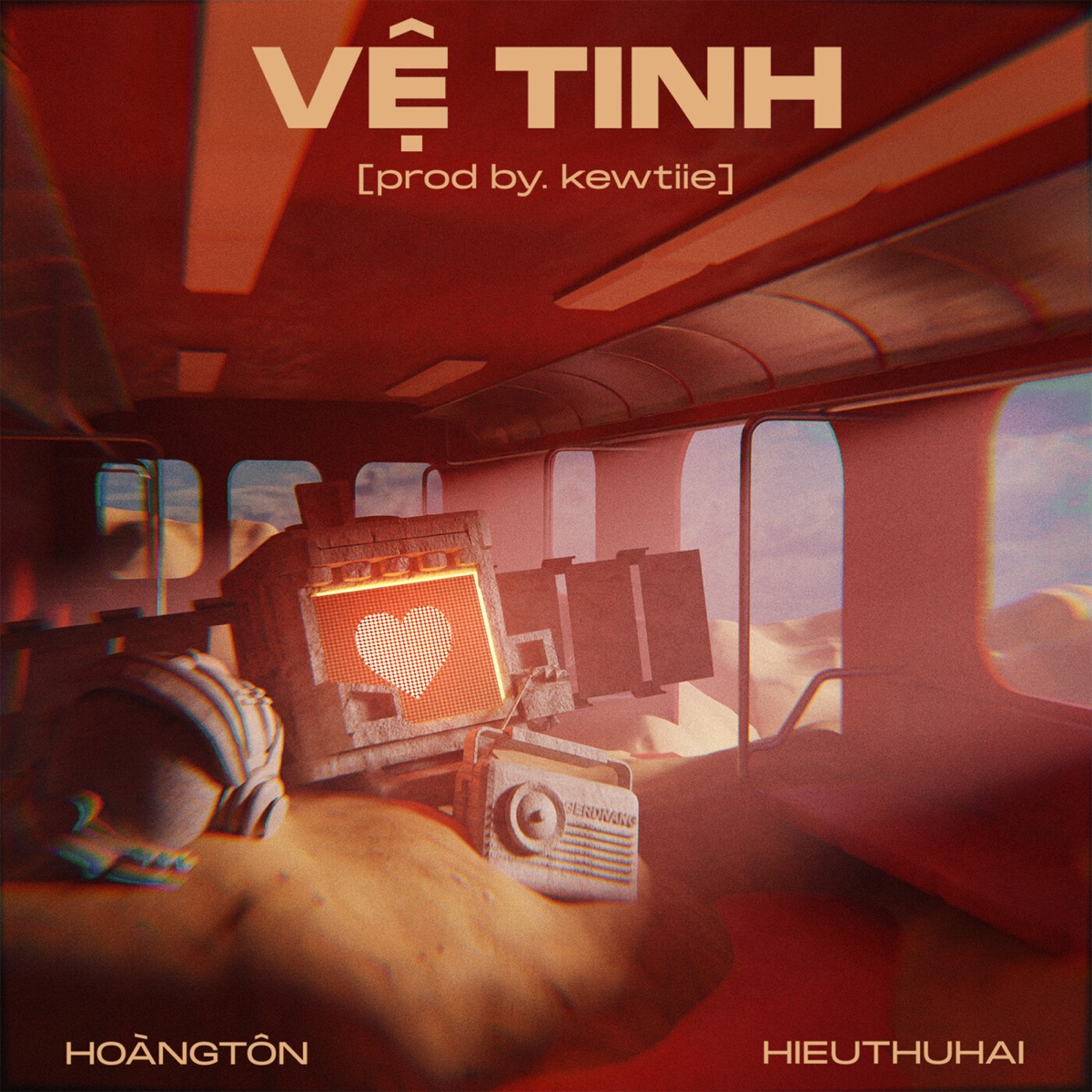 Vệ Tinh - Single by HIEUTHUHAI, Hoàng Tôn & Kewtiie album cover
