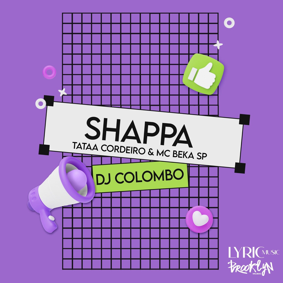 SHAPPA - Single by DJ Colombo, TATAA CORDEIRO & Mc Beka Sp album cover