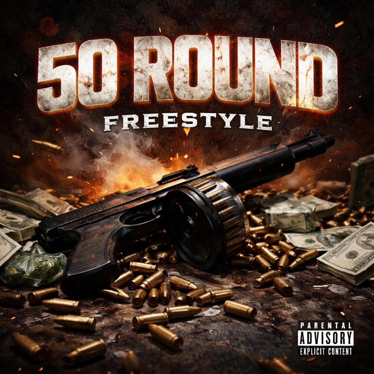 50 round freestyle - Single by Lilcory_offical album cover